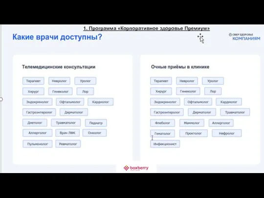 1. Программа «Корпоративное здоровье Премиум»