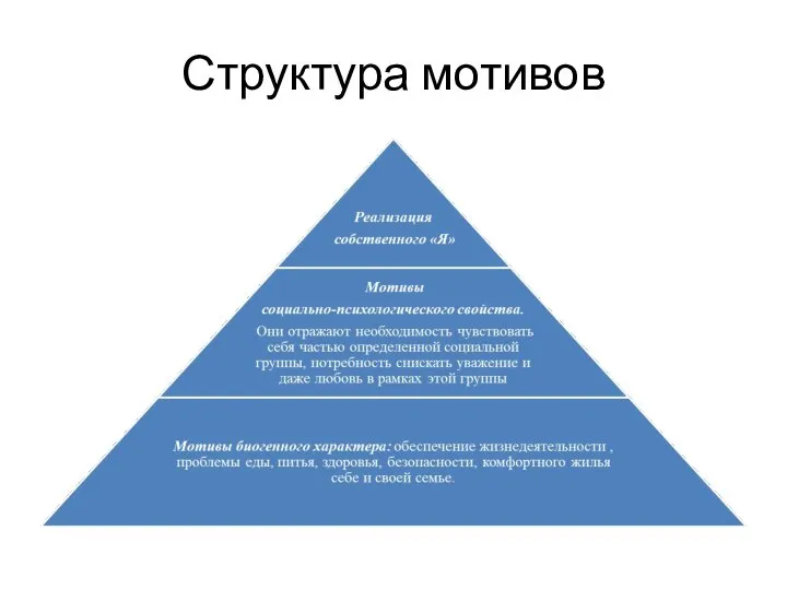 Структура мотивов