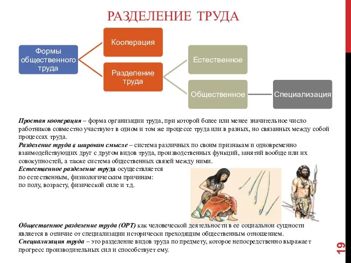 Простая кооперация – форма организации труда, при которой более или менее значительное