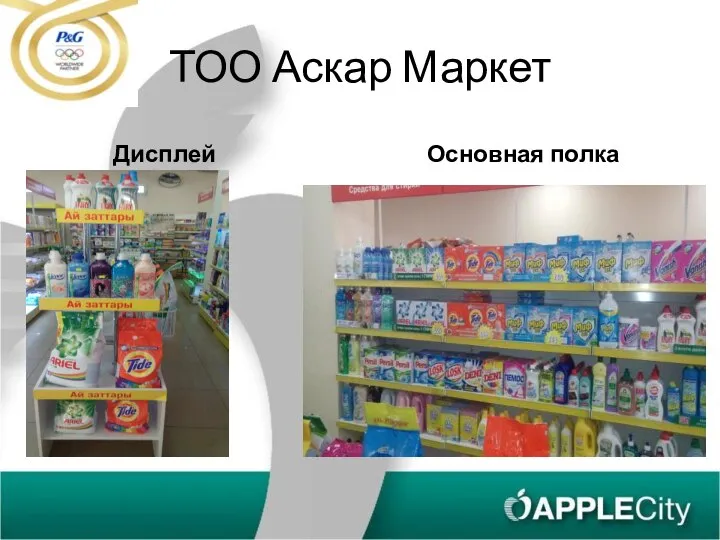 ТОО Аскар Маркет Дисплей Основная полка