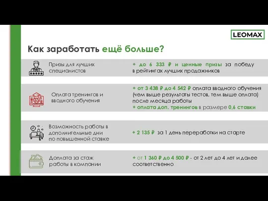 Как заработать ещё больше? Доплата за стаж работы в компании + от