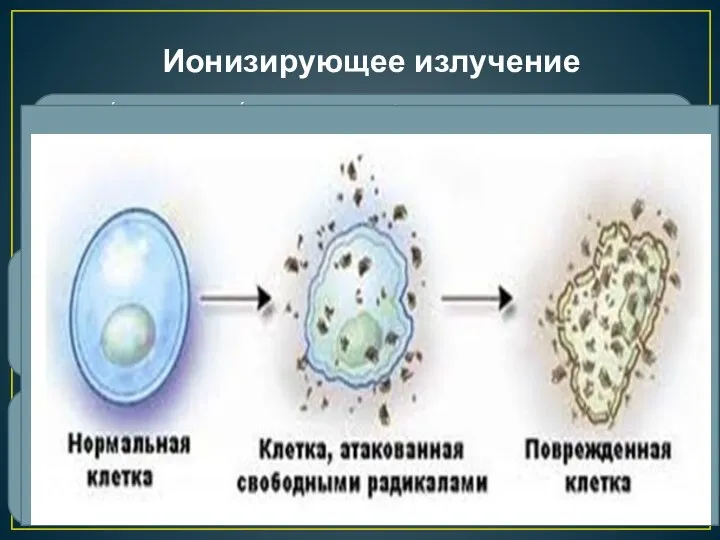 Ионизирующее излучение Ионизи́рующее излуче́ние — в самом общем смысле — различные виды