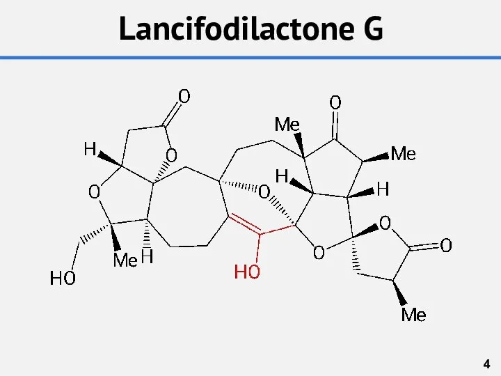 Lancifodilactone G 4