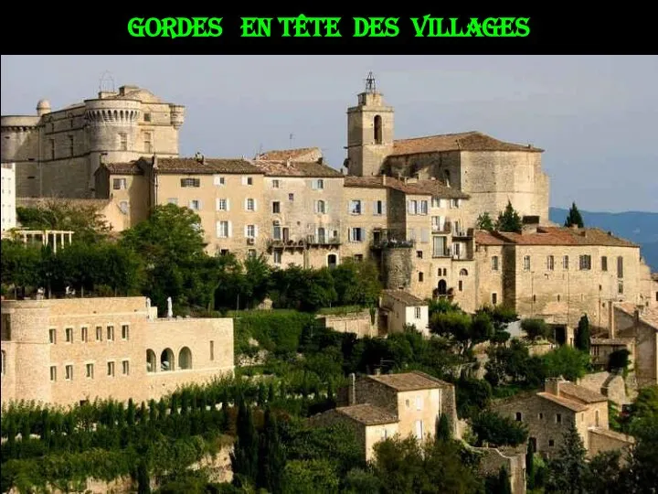 Gordes en tête des villages