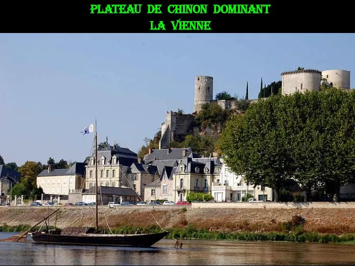 Plateau de Chinon dominant La vienne