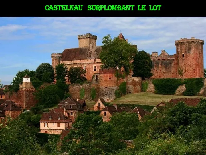 Castelnau surplombant le lot