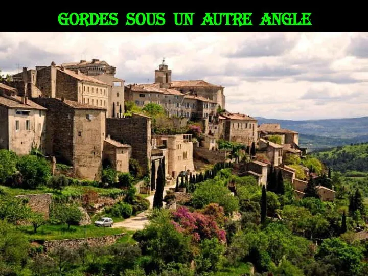 Gordes sous un autre angle