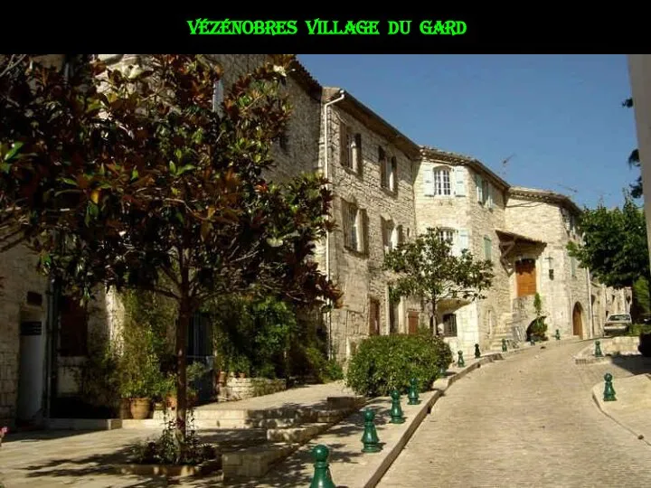 Vézénobres village du Gard