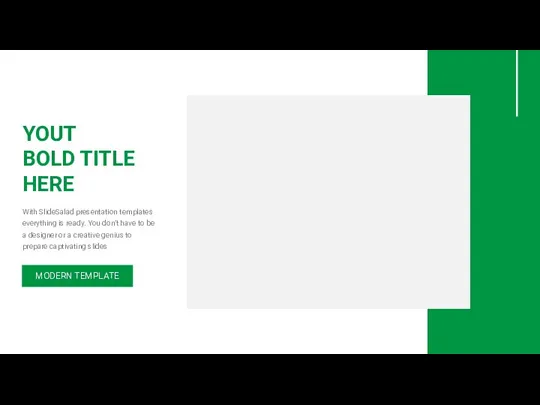 With SlideSalad presentation templates everything is ready. You don’t have to be