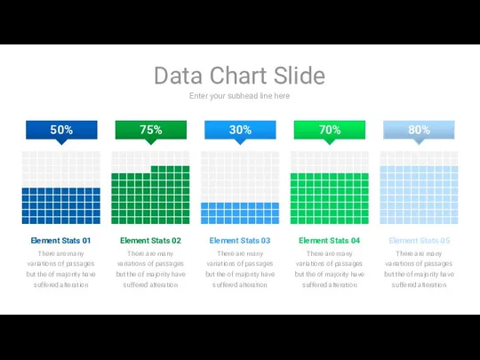 Enter your subhead line here Data Chart Slide Element Stats 01 There