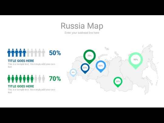 Enter your subhead line here Russia Map TITLE GOES HERE This is