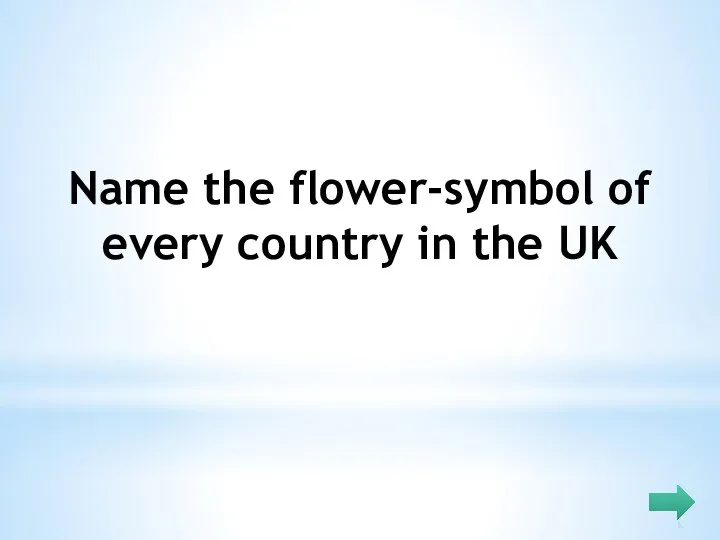 Name the flower-symbol of every country in the UK