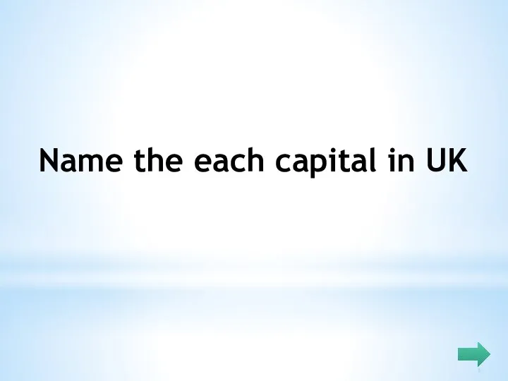 Name the each capital in UK