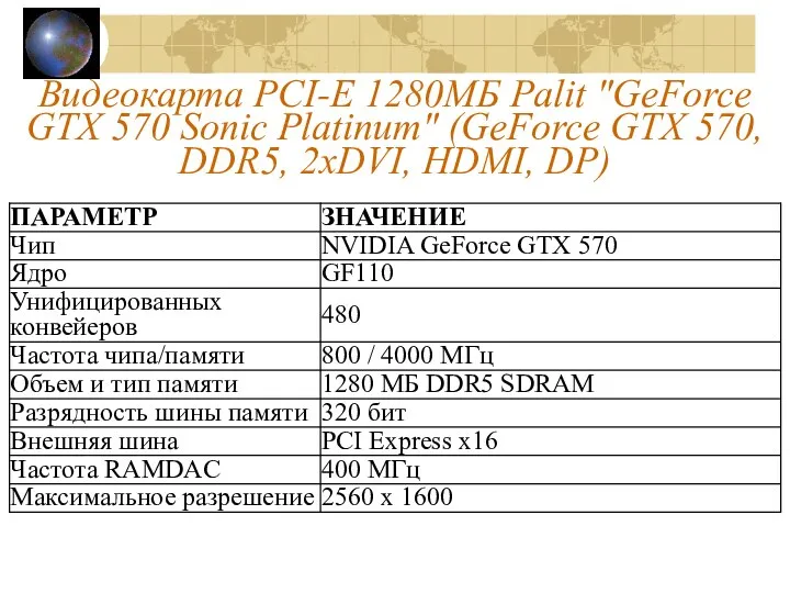 Видеокарта PCI-E 1280МБ Palit "GeForce GTX 570 Sonic Platinum" (GeForce GTX 570, DDR5, 2xDVI, HDMI, DP)