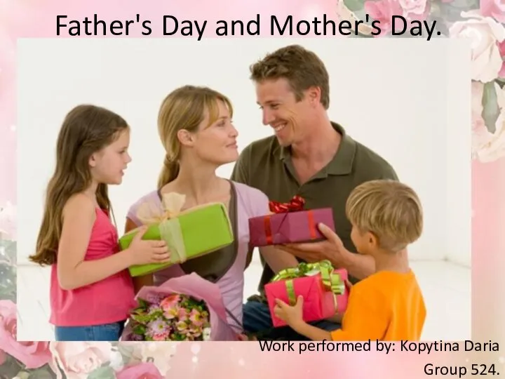 Father's Day and Mother's Day (1)