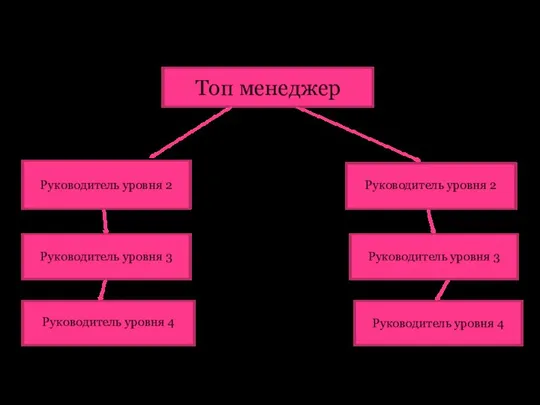 Топ менеджер Руководитель уровня 2 Руководитель уровня 3 Руководитель уровня 4 Руководитель