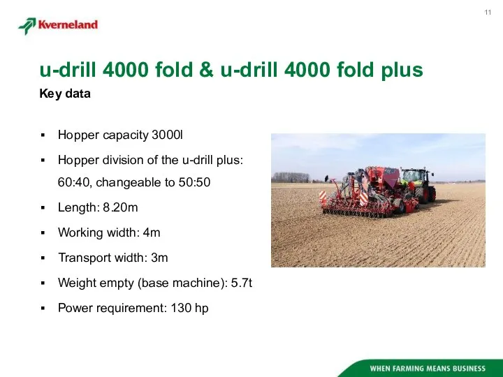Key data u-drill 4000 fold & u-drill 4000 fold plus Hopper capacity