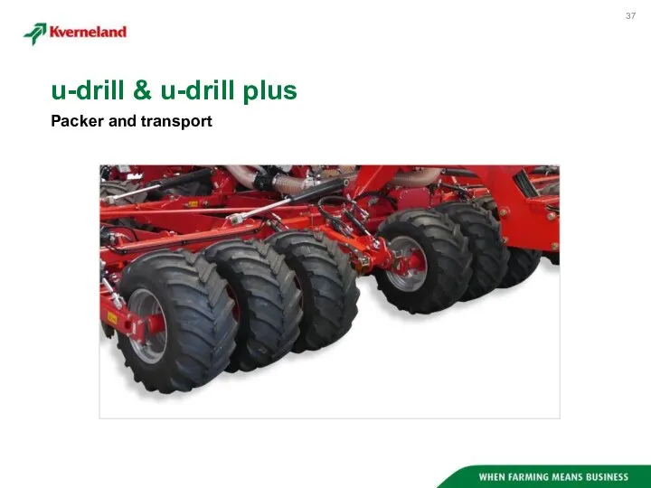 u-drill & u-drill plus Packer and transport