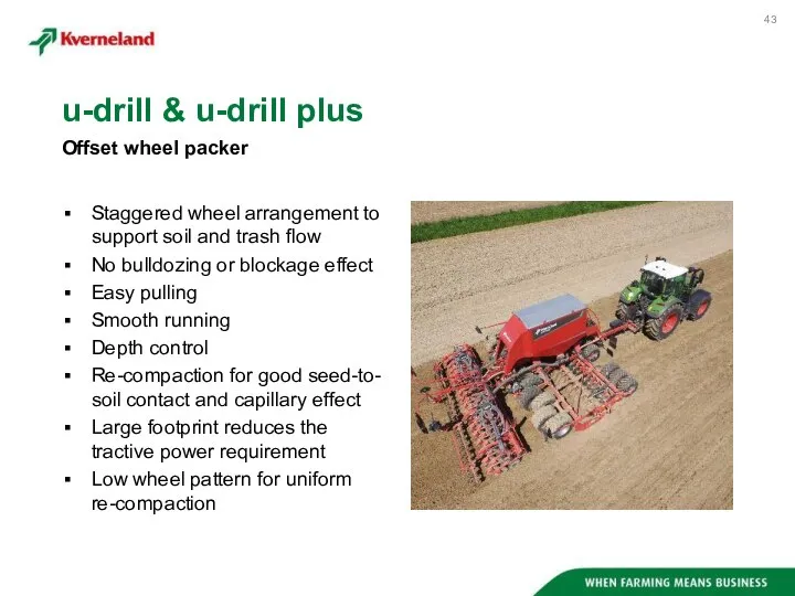 Staggered wheel arrangement to support soil and trash flow No bulldozing or