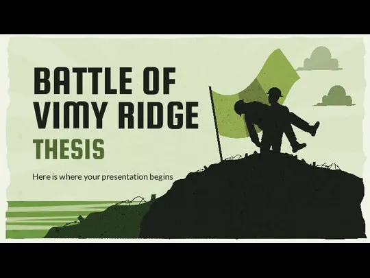 Battle of Vimy Ridge Thesis by Slidesgo