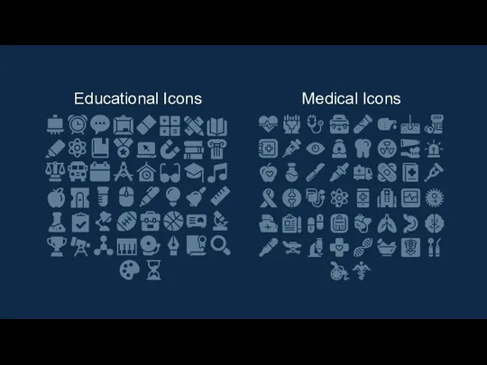 Educational Icons Medical Icons