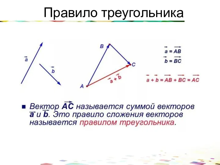 Правило треугольника