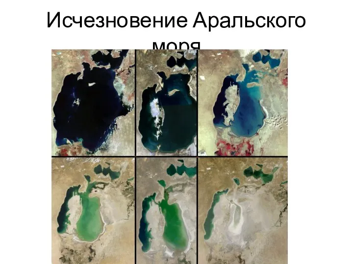 Исчезновение Аральского моря