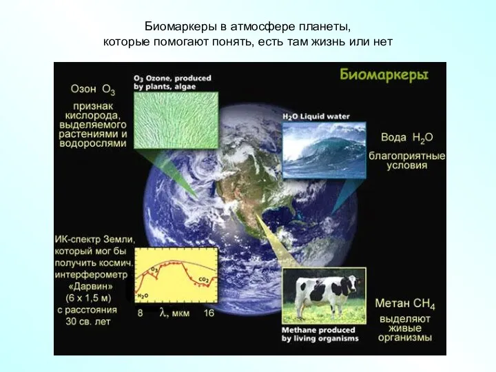 Биомаркеры в атмосфере планеты, которые помогают понять, есть там жизнь или нет