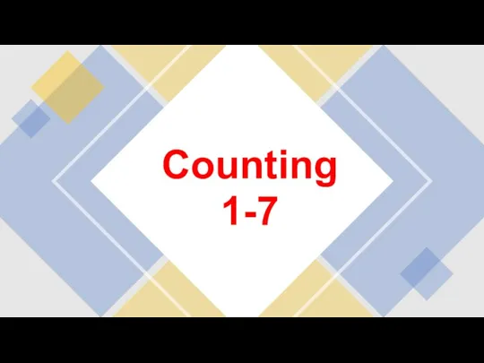 Counting 1-7