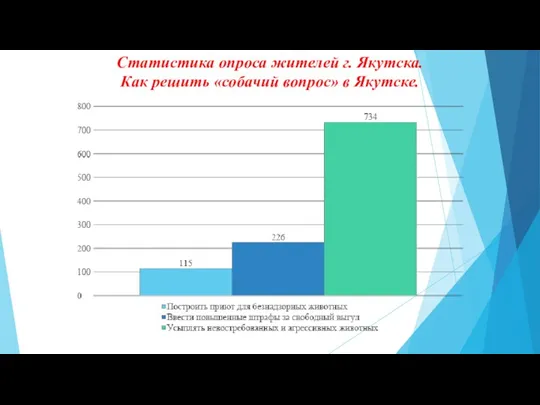 Статистика опроса жителей г. Якутска. Как решить «собачий вопрос» в Якутске.