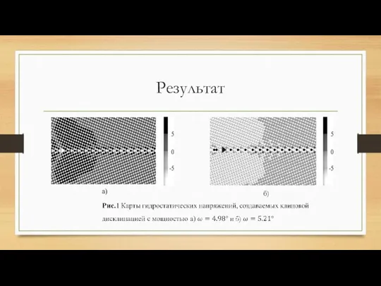 Результат а) б)