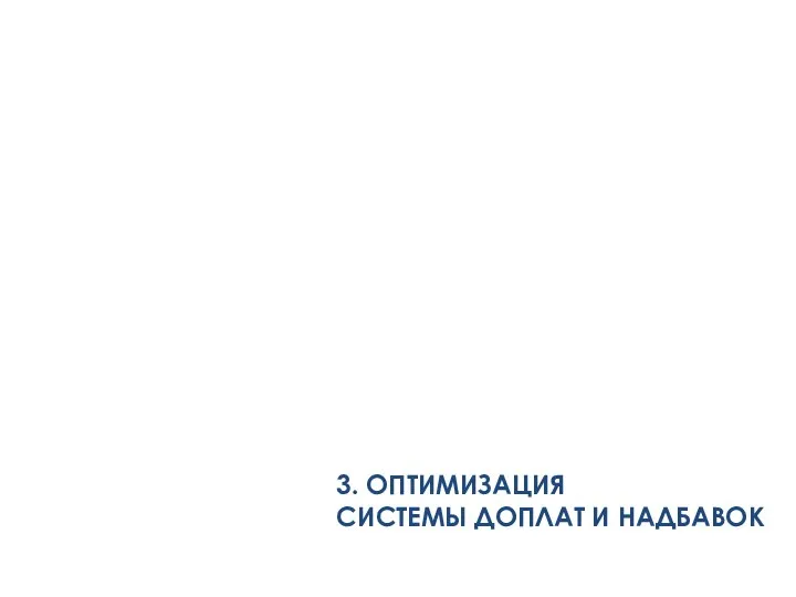 3. ОПТИМИЗАЦИЯ СИСТЕМЫ ДОПЛАТ И НАДБАВОК