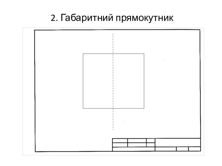 2. Габаритний прямокутник