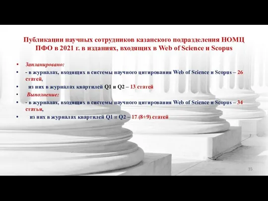 Публикации научных сотрудников казанского подразделения НОМЦ ПФО в 2021 г. в изданиях,