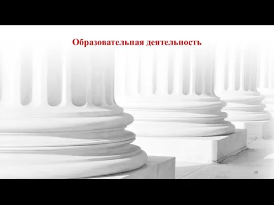 Образовательная деятельность