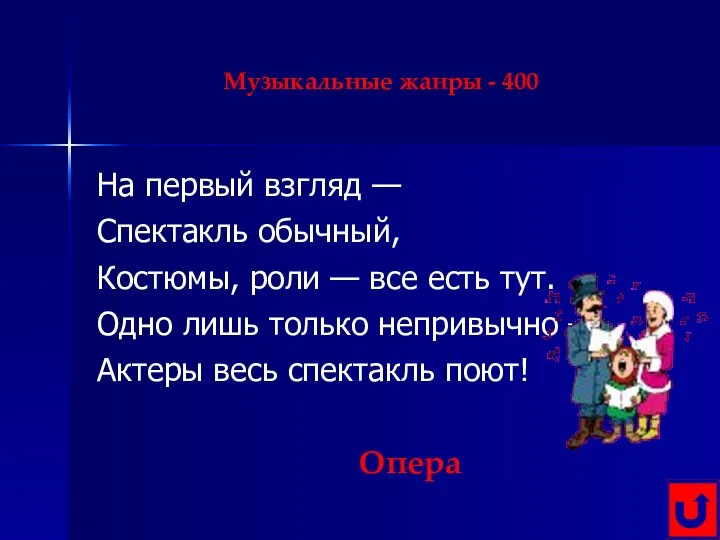 Музыкальные жанры - 400 На первый взгляд — Спектакль обычный, Костюмы, роли