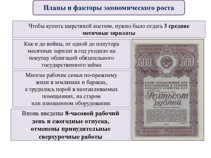 Чтобы купить шерстяной костюм, нужно было отдать 3 средние месячные зарплаты Как