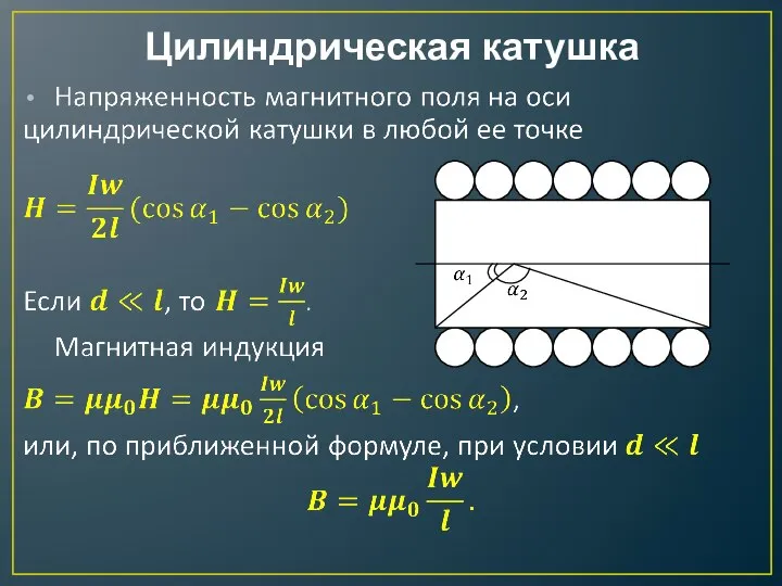 Цилиндрическая катушка