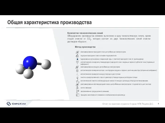 Общая характеристика производства Отчет по практике студента 4 курса НПК Родина Д.С.