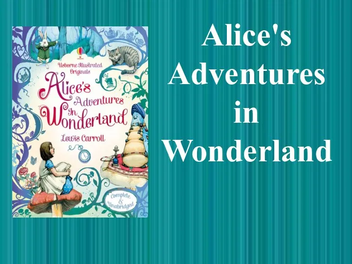 Alice's Adventures in Wonderland