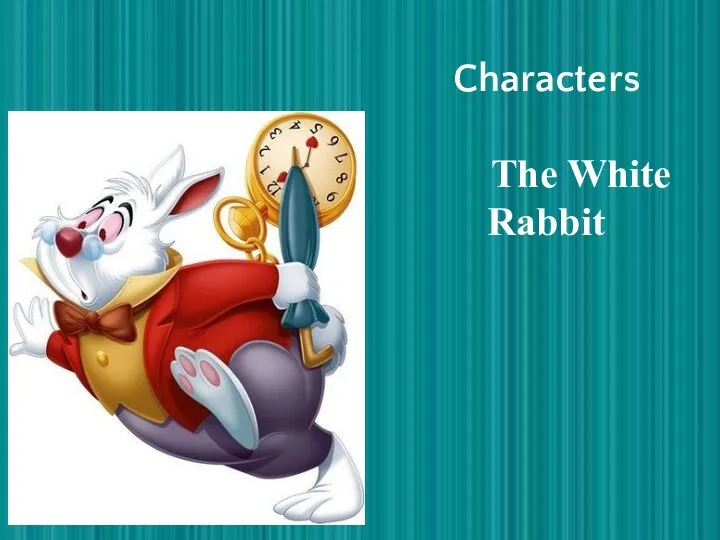 Characters The White Rabbit