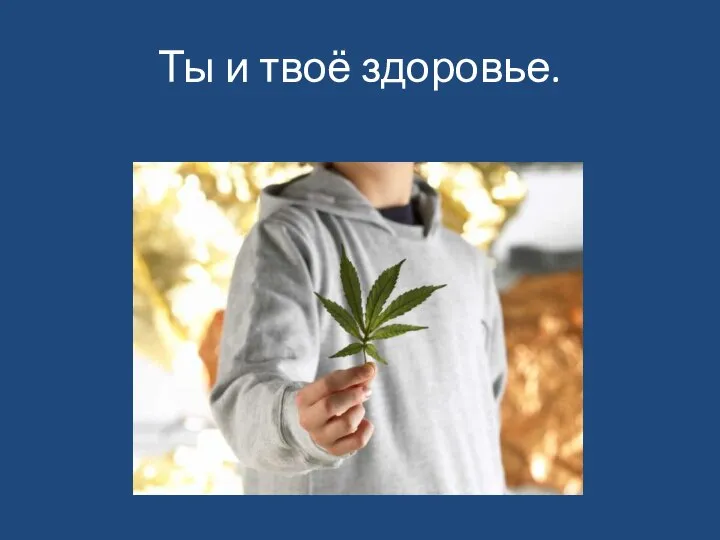 Ты и твоё здоровье.