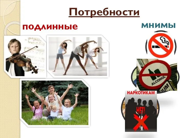 Потребности подлинные мнимые