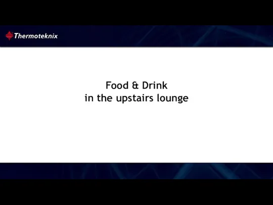 Food & Drink in the upstairs lounge