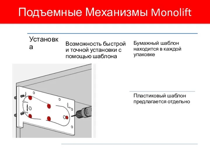 Подъемные Механизмы Monolift