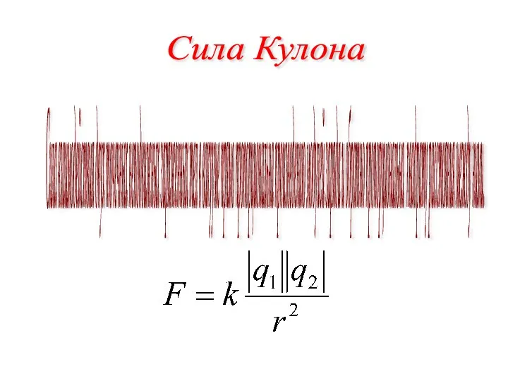 Сила взаимодействия двух точечных неподвижных заряженных тел в вакууме прямо пропорциональна произведению
