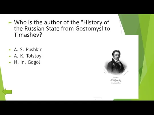 Who is the author of the "History of the Russian State from