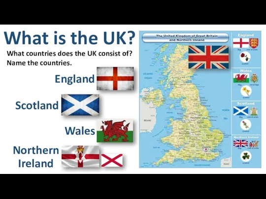 What is the UK? What countries does the UK consist of? Name