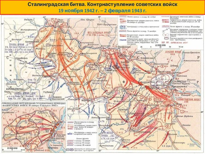 Сталинградская битва. Контрнаступление советских войск 19 ноября 1942 г. – 2 февраля 1943 г.