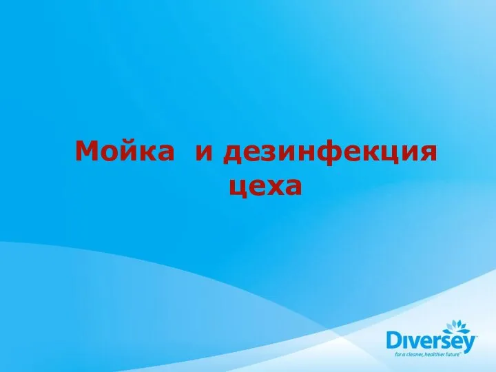 Мойка и дезинфекция цеха